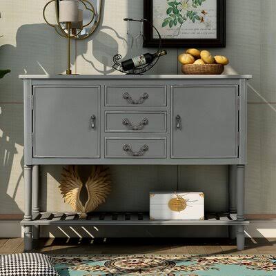 45x22 Console Table with 3 Drawers, 2 Cabinets and 1 Shelf B77996