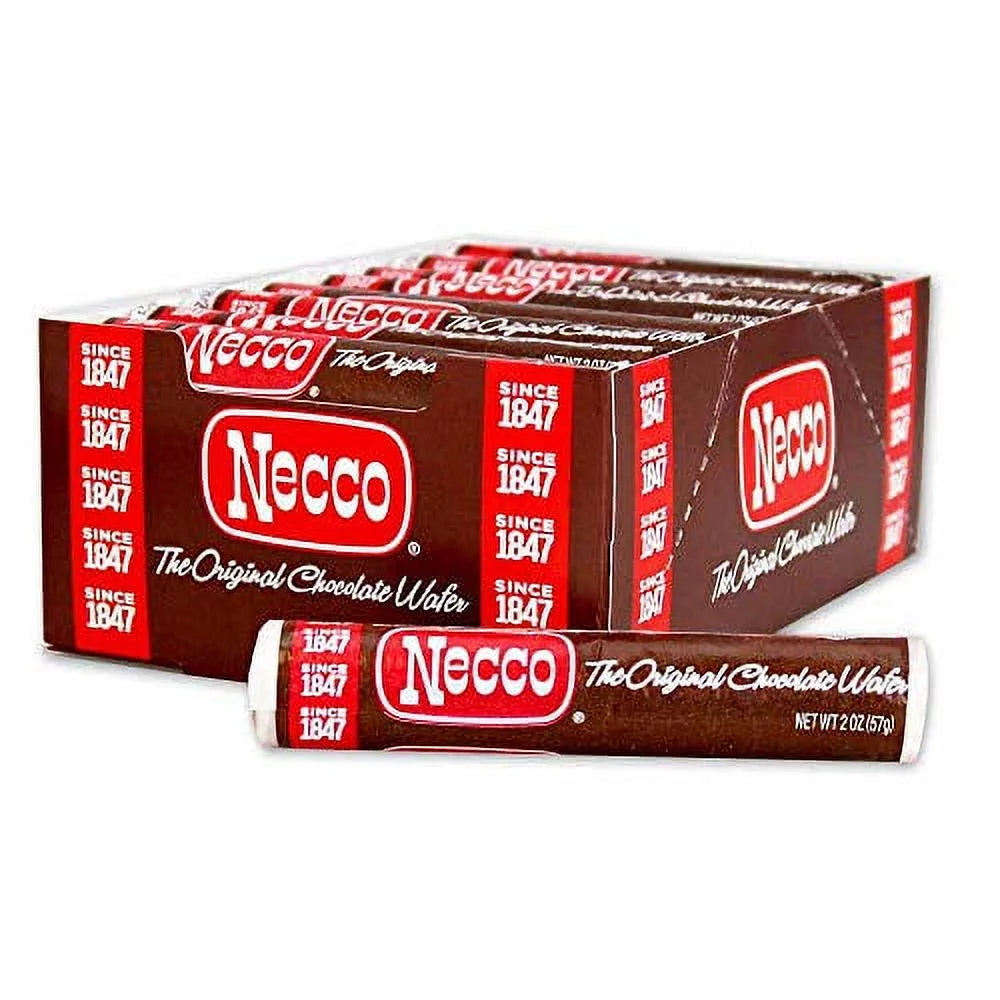 Chocolate Wafers Display Pack, 2-Ounce Rolls (Pack of 24) A82678
