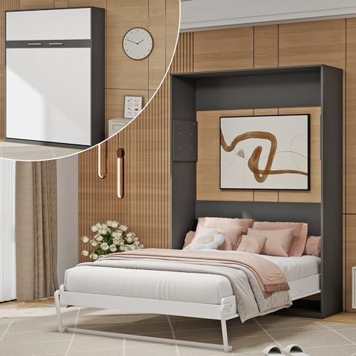 Full Brown Murphy Bed S377