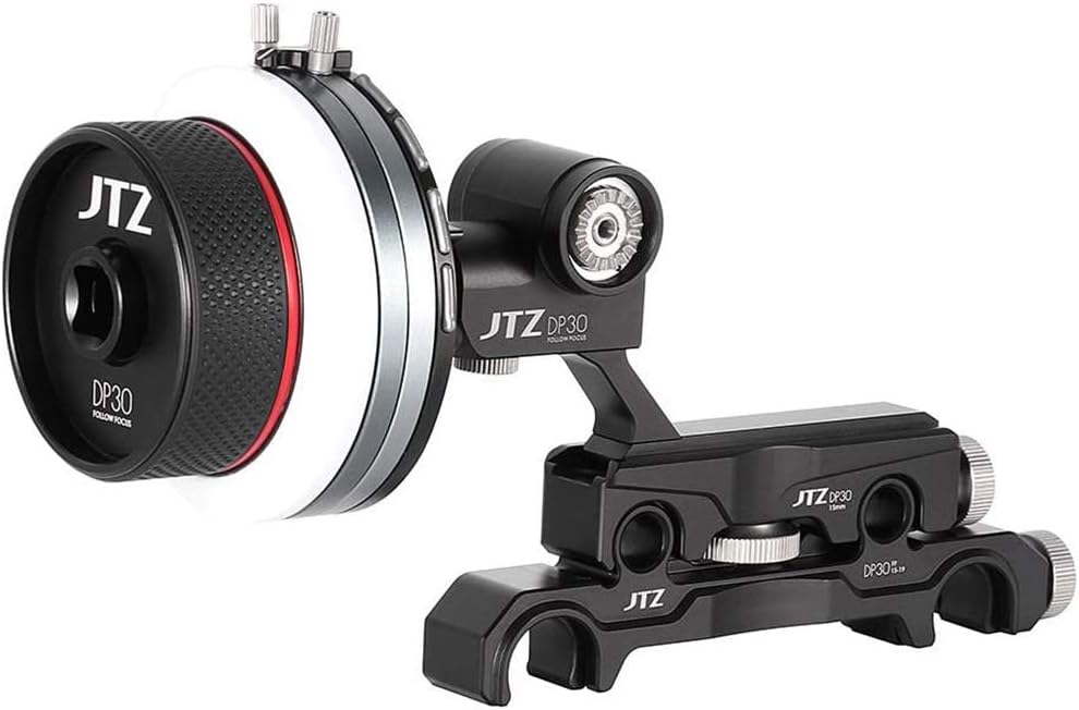 Cine Follow Focus with 15mm/19mm Rail Rod Clamp Kit O683