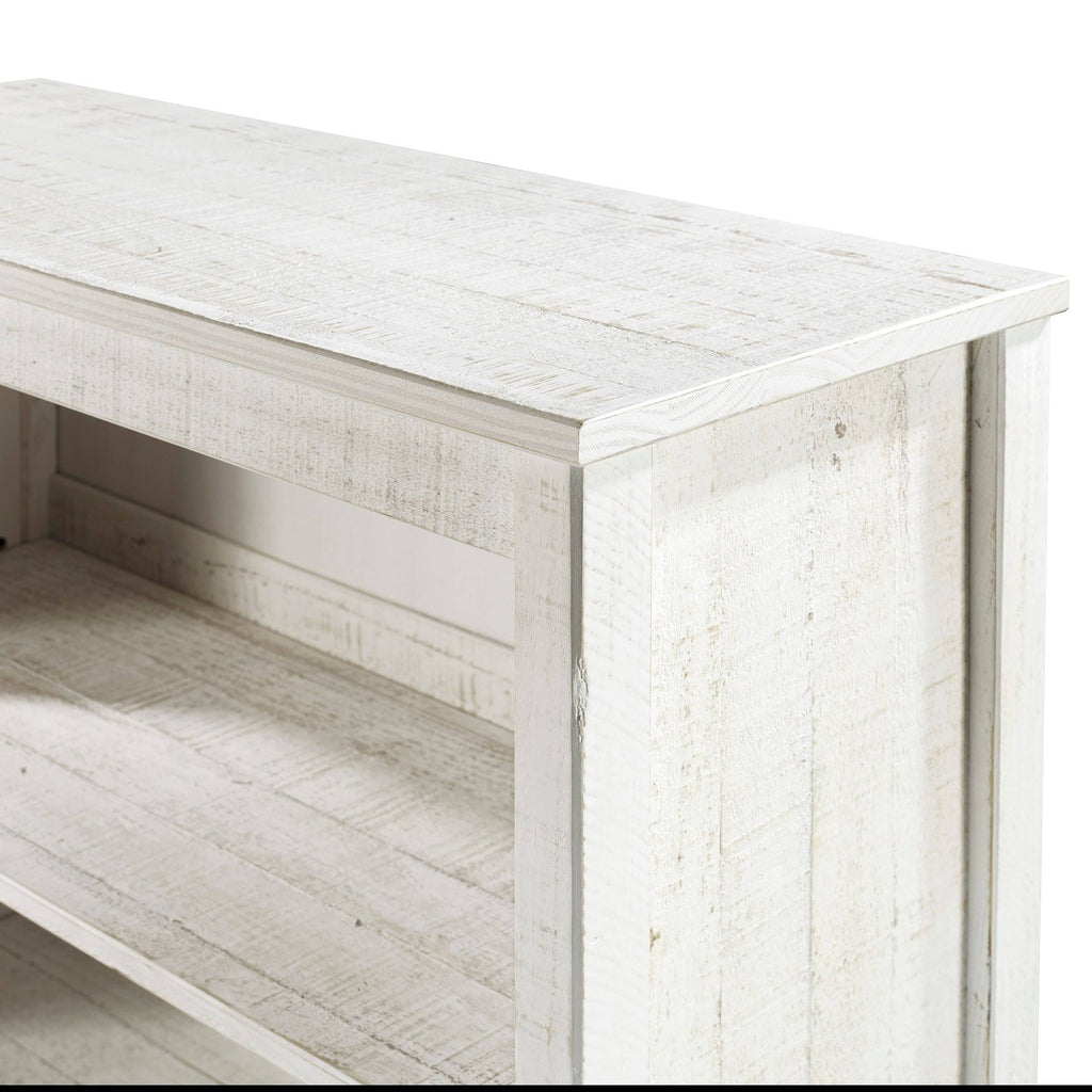 Grey Wood 3-Shelf Bookcase V446