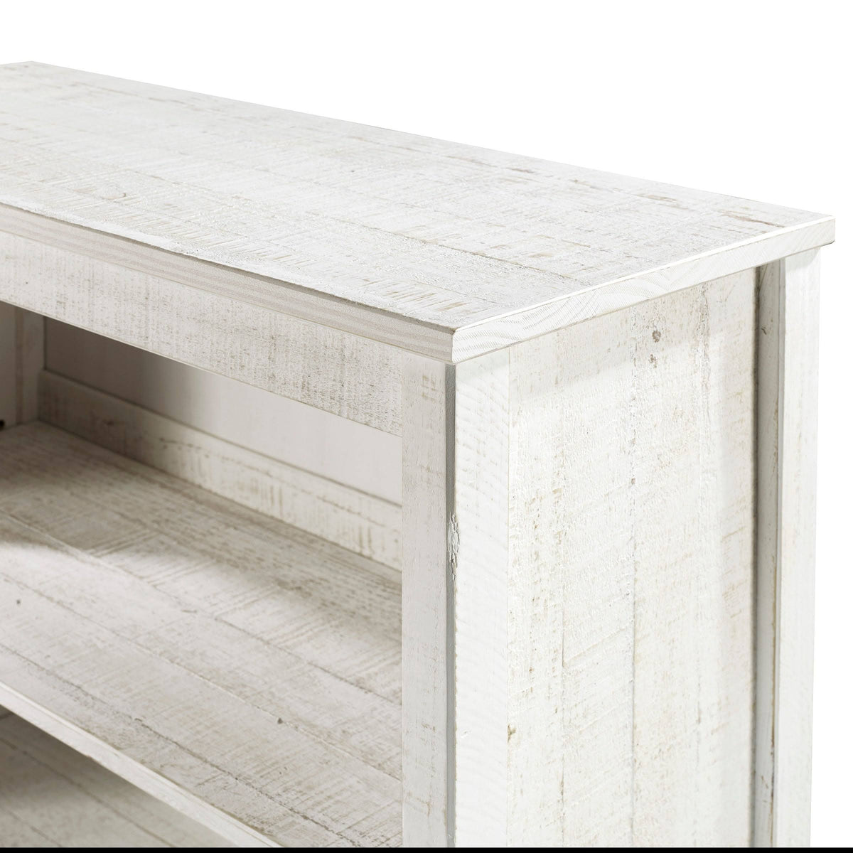Grey Wood 3-Shelf Bookcase V446