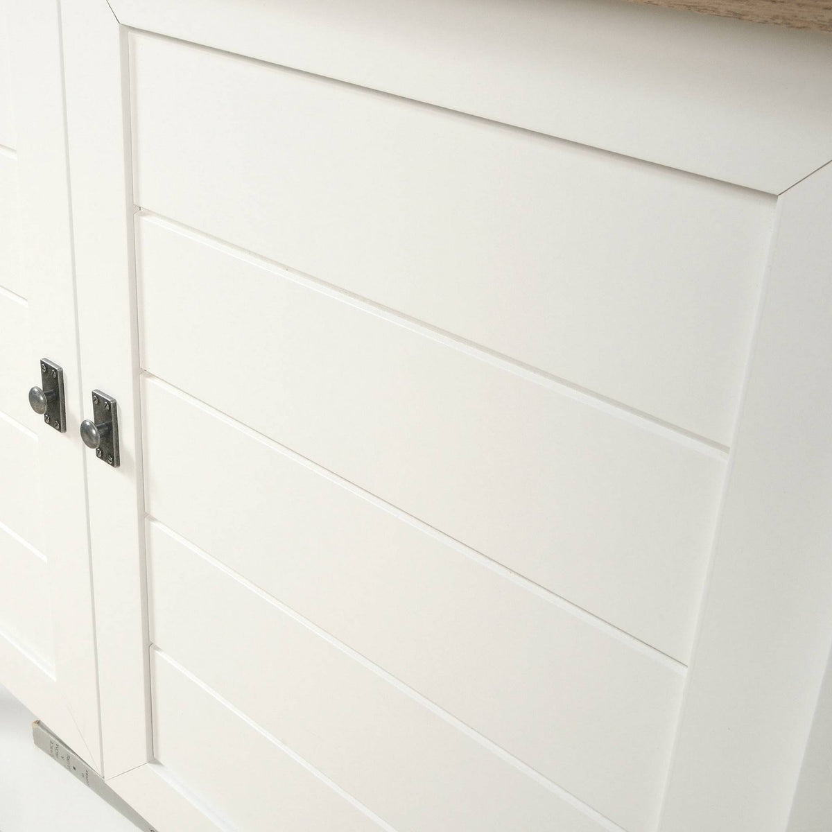 Soft White Storage Cabinet E201160