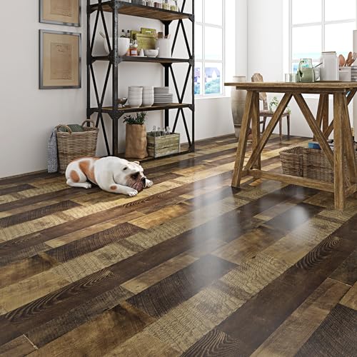 24x394 Wood Floor Contact Paper Peel and Stick Vinyl Flooring Roll Y9014