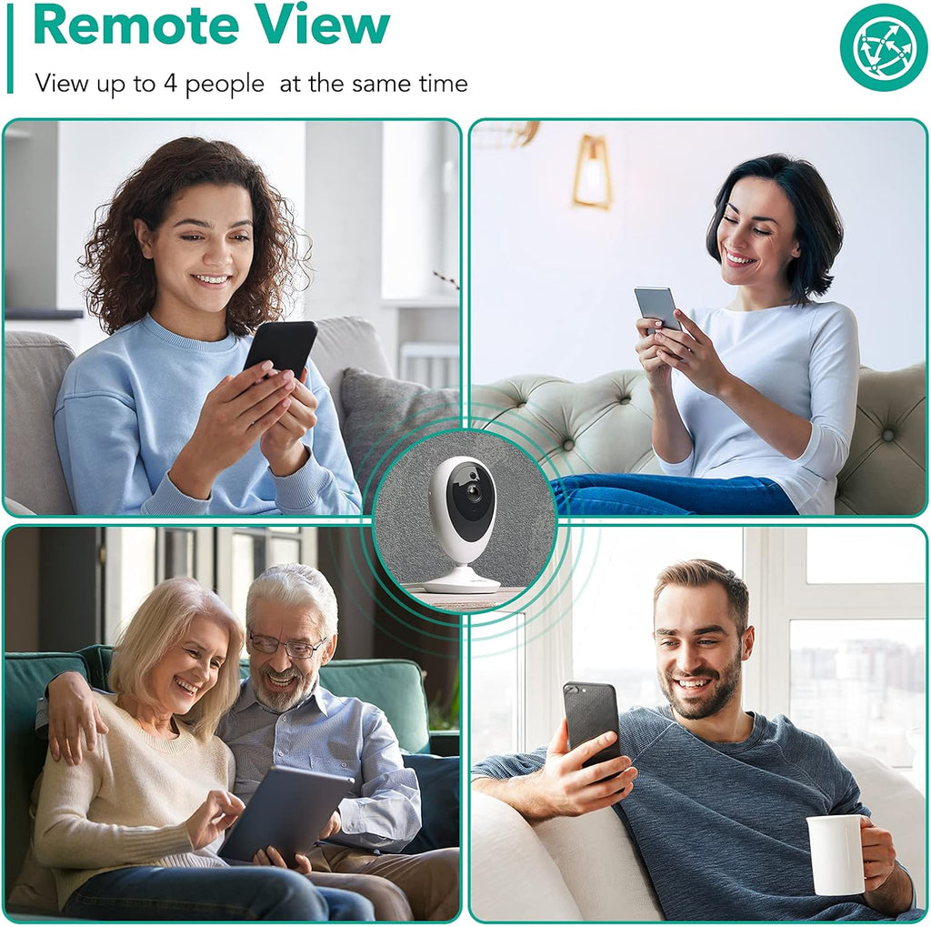 1080PHD WiFi Indoor Camera 4 Pack Q761