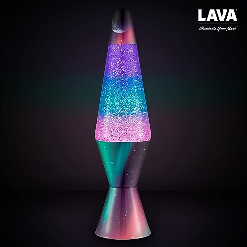 14.5" Silver Glitter Motion Lamp M960310