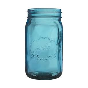 Vintage Blue Mason Jar, Case of 24 F68119