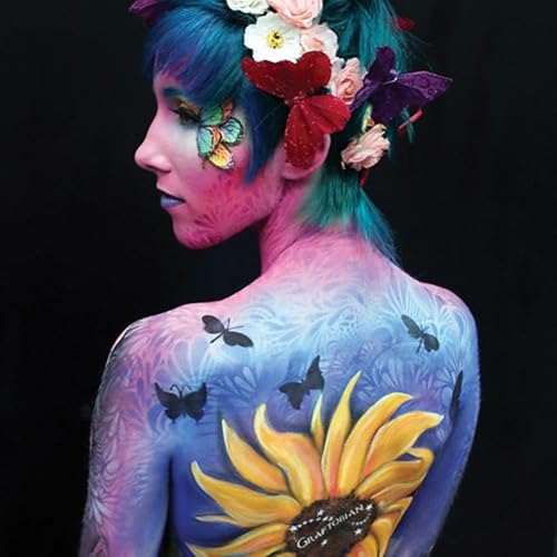 Primary Colors Set (5 Colors) Airbrush Makeup Body Paint D77890