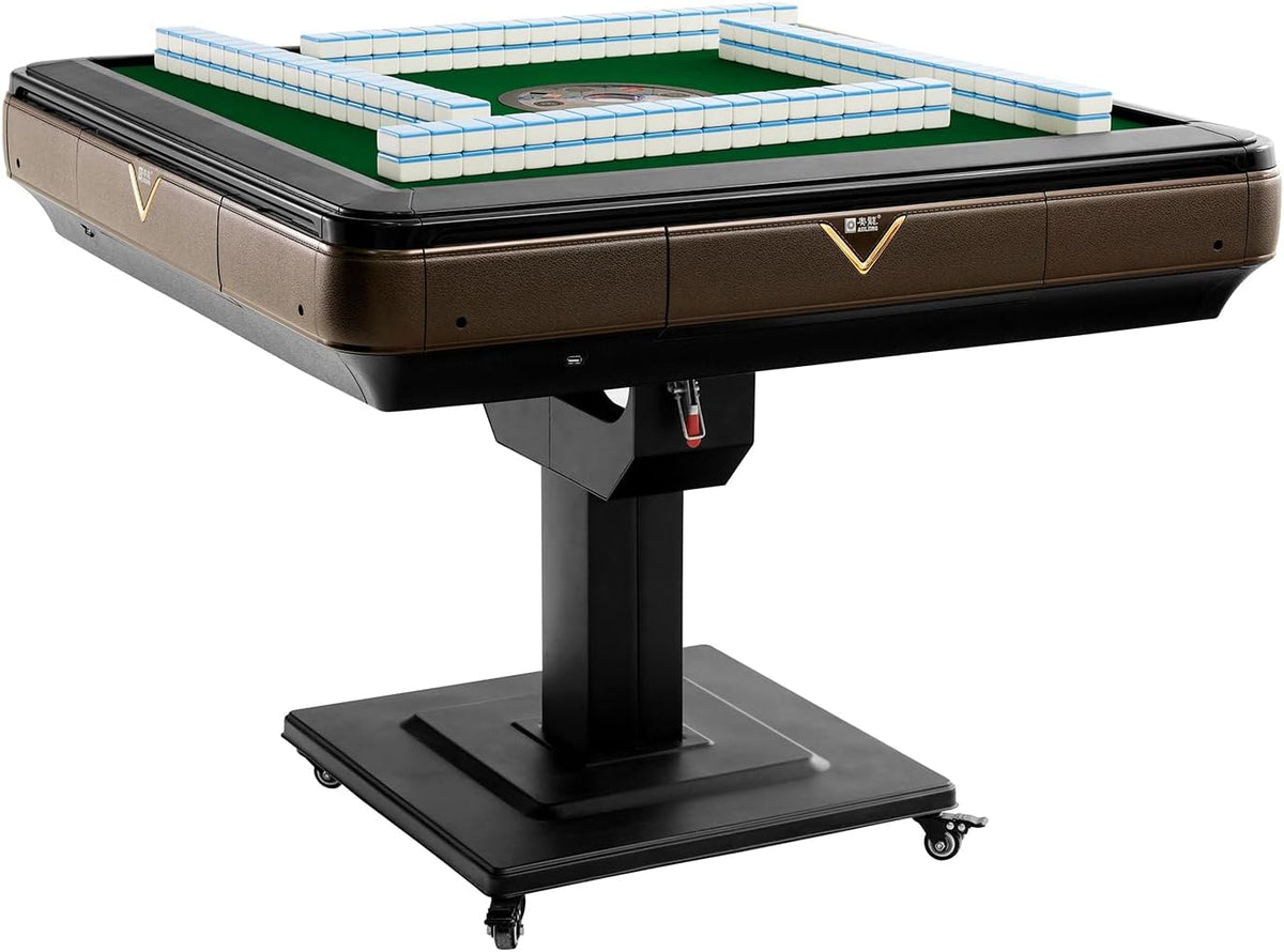 Folding Automatic Mahjong Table with Wheels Q160