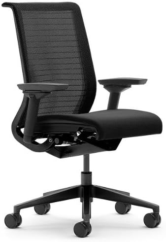 Black 3D Knit Back Chair X2469
