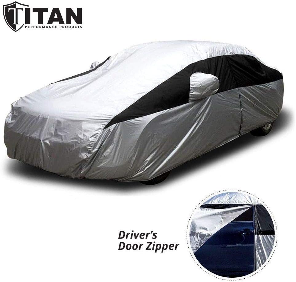 Lightweight Poly 210T Car Cover for Large Sedans M526209