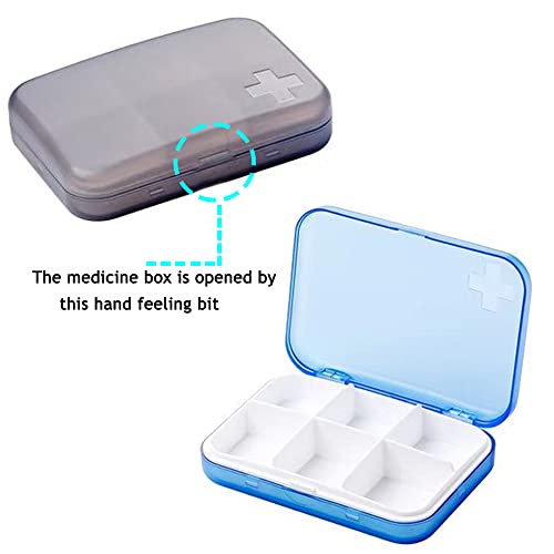 7 Piece Set 42 Compartments Pill Organizer A59811