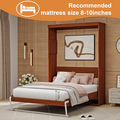 Full Brown Murphy Bed S377