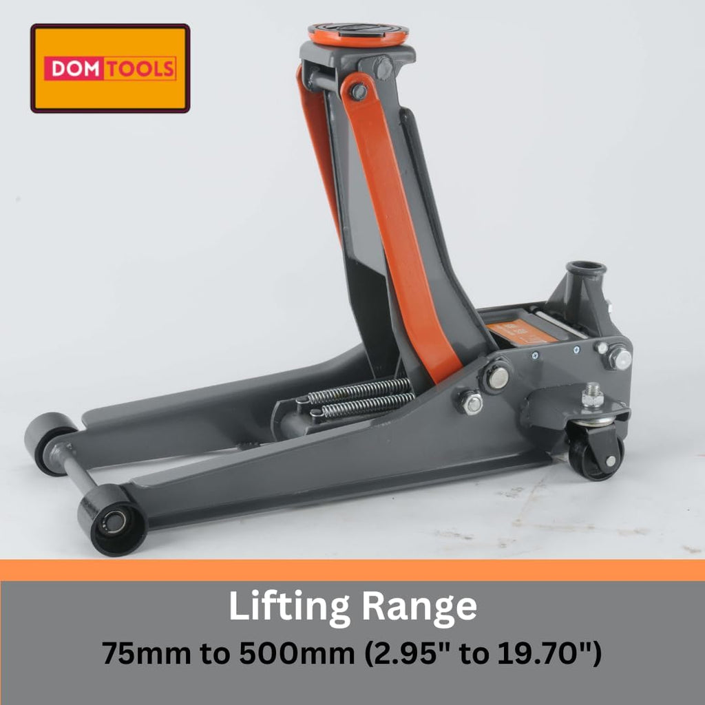 3.0 Ton Floor Jack with Dual Hydraulic Pumps & Reinforced Lifting Arm U350