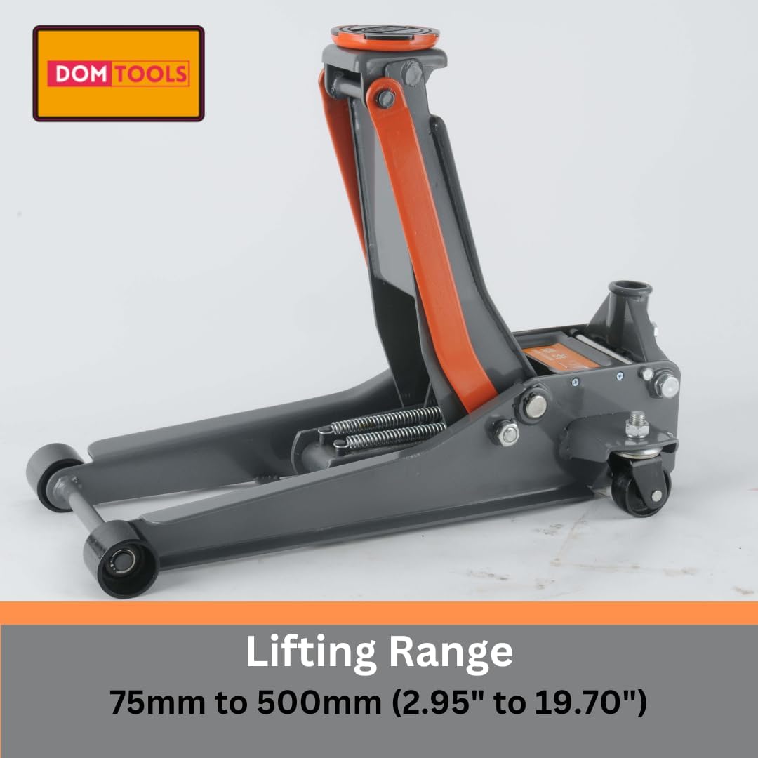 3.0 Ton Floor Jack with Dual Hydraulic Pumps & Reinforced Lifting Arm U350