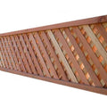 2-1/4-in x 16-1/2-in x 8-ft Natural Redwood Wood Privacy Lattice Z928963