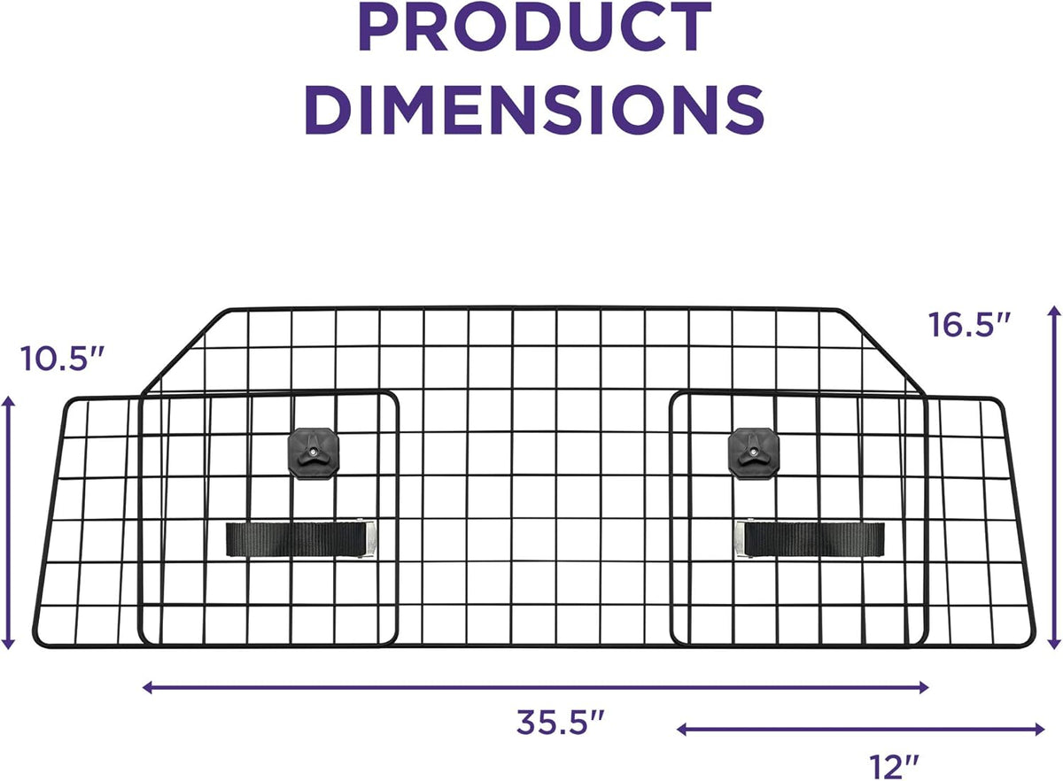 Adjustable Heavy-Duty Wire Mesh Dog Barrier Q87587