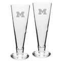 Michigan Wolverines 2-Piece 16oz. Classic Beer Pilsner Set M314882