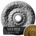 24x22OD x 4x22ID x 1 1/2x22P Hand-Painted Gold Ceiling Medallion H6873