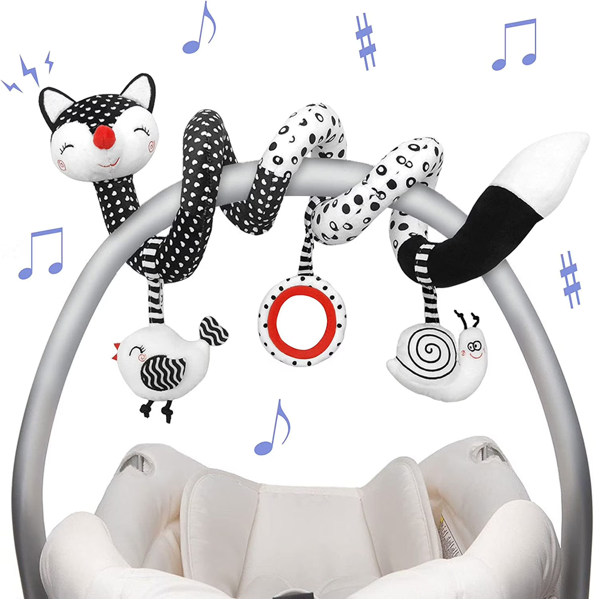Stretch & Spiral Car Seat Toys S124372