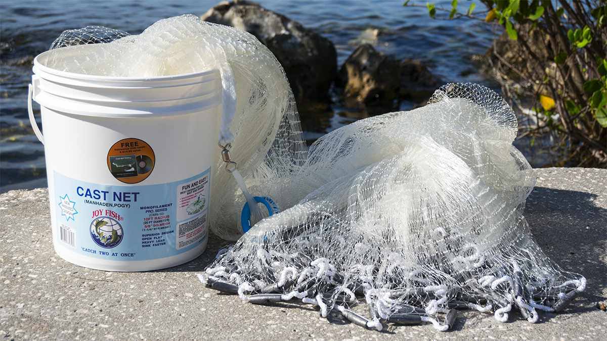 9 ft. Radius 5/8x22 Sq. Mesh Cast Nets E534