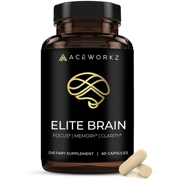 Caffeine-Free Nootropic Brain Supplement 60 Capsules W681929
