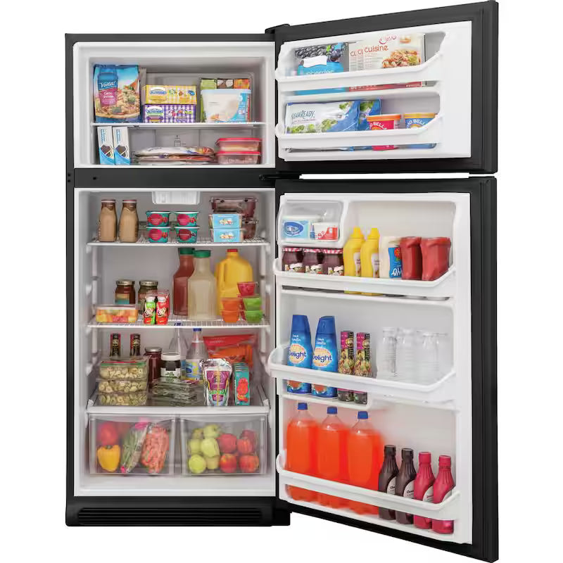 Black Top Freezer Refrigerator B927504