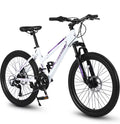 26 inch White Disc Brakes Mountain Bike X836763