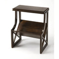 Wood Book Table in Dark Brown D640