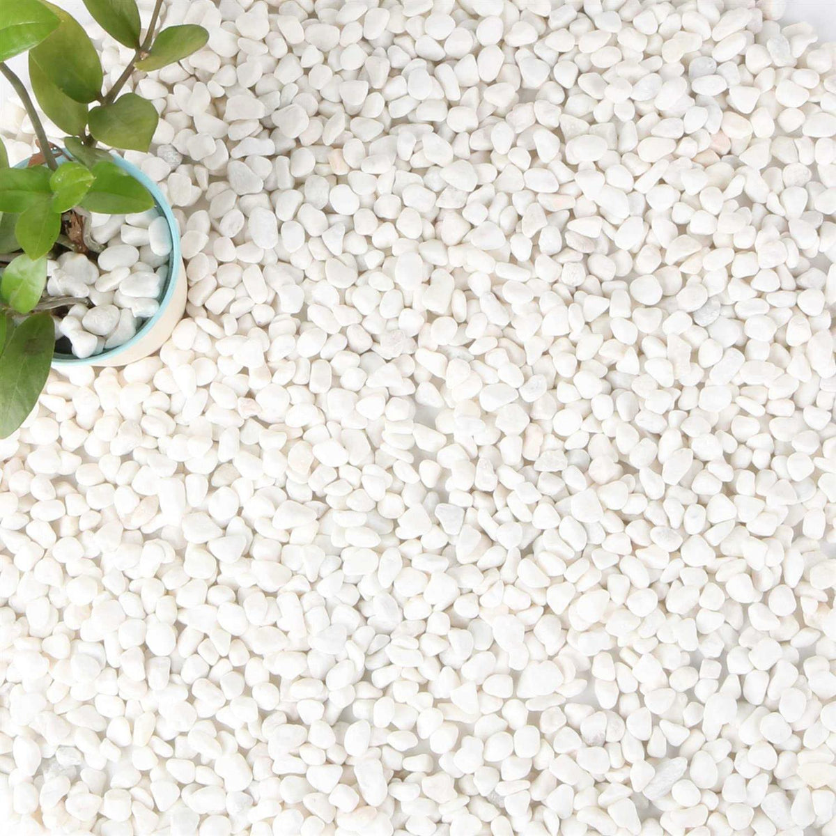 White 18-lb Aquarium Gravel Decorative Stones G527