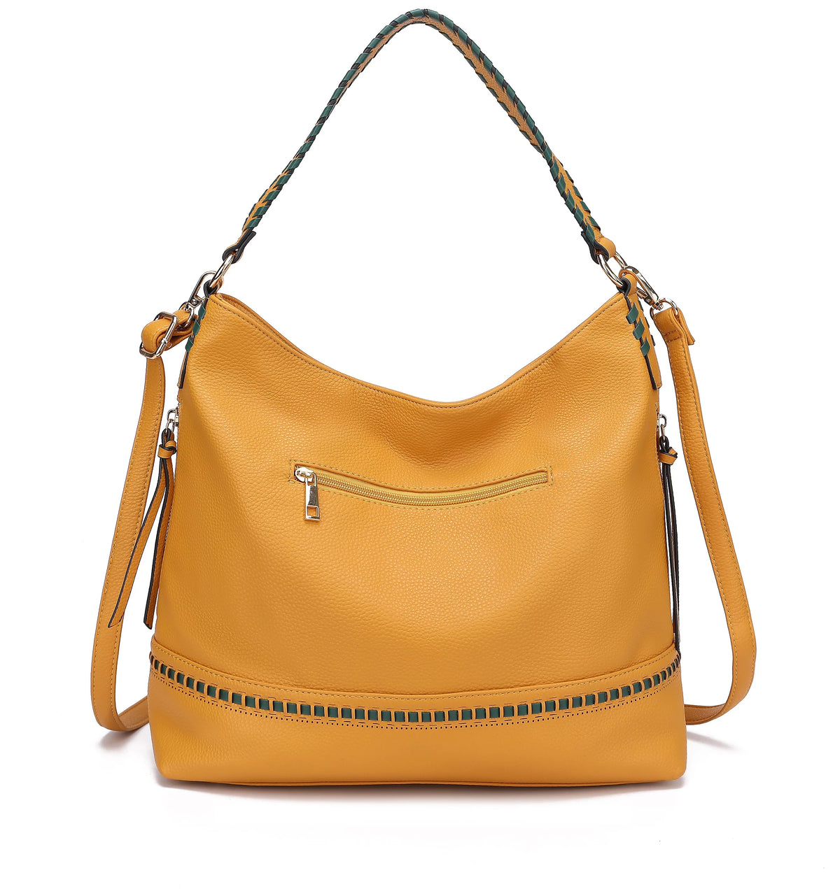 Blush Vegan Leather Shoulder Bag & Wristlet Wallet 2 pcs R92432