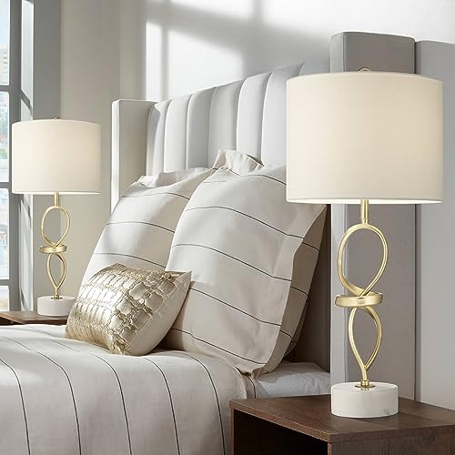 Luxe Modern Table Lamps Set of 2 Gold V710143
