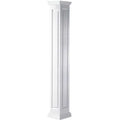 6 inchw x 120 Raised Panel Column with Tuscan Capital and Tuscan Base H201073