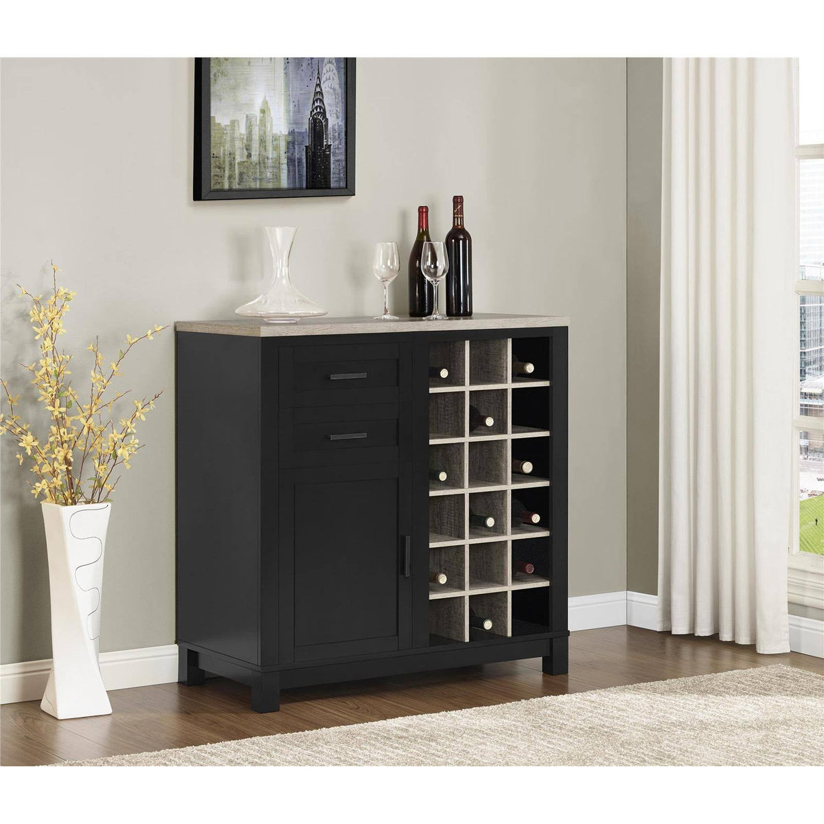 Black Bar Cabinet T757560