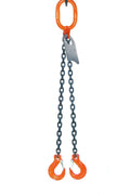 3/8" x 6' Double Leg Chain Sling with Sling Hooks H618636