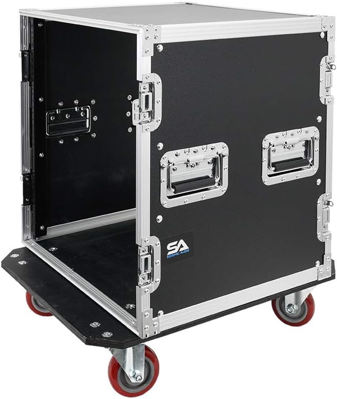 12U Pro Audio DJ Road Rack Case with Casters Y872287