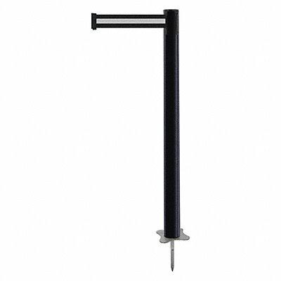 Black Post 43 H Tensabarrier Spike Post X9732