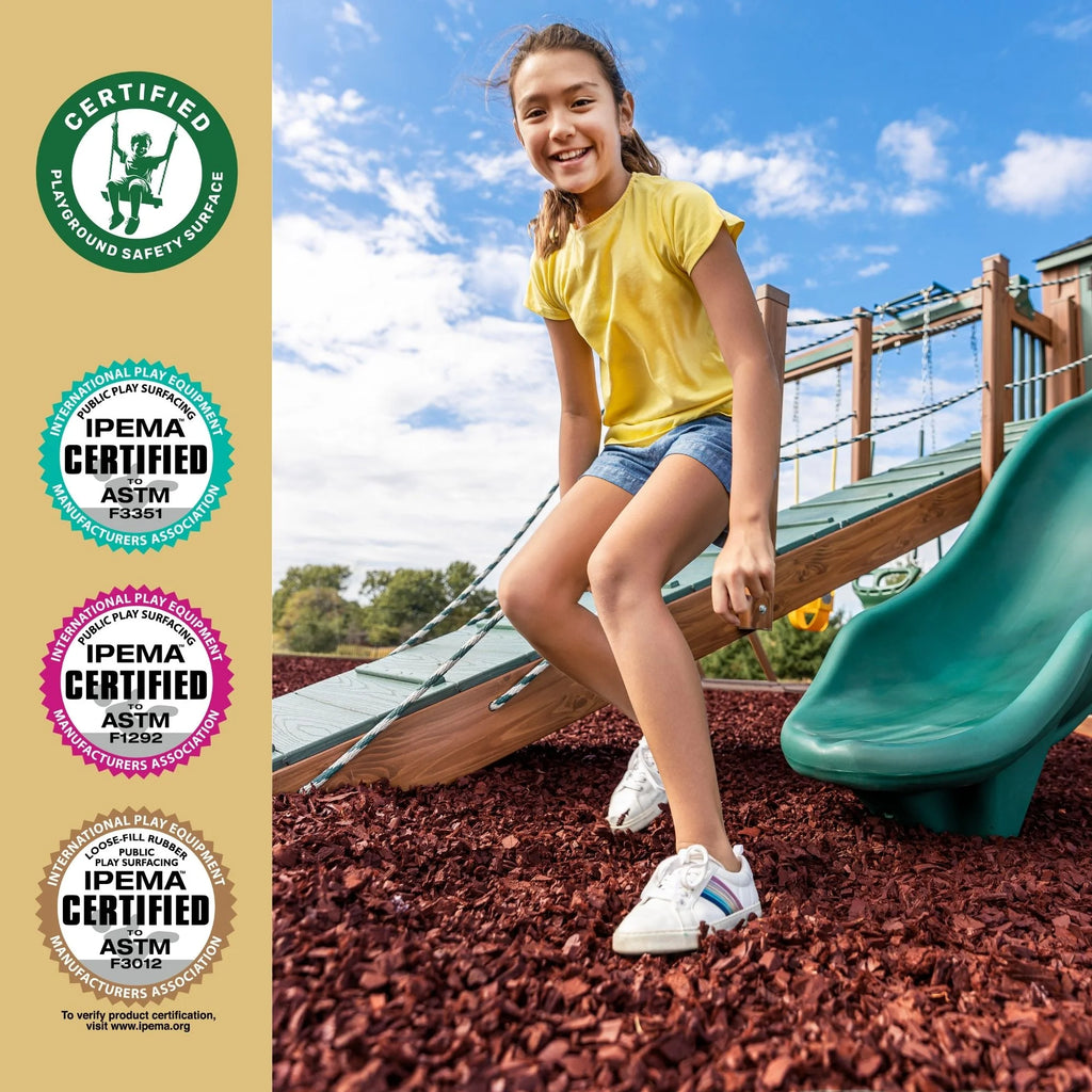 Red Rubber Mulch 75 cu ft S743064