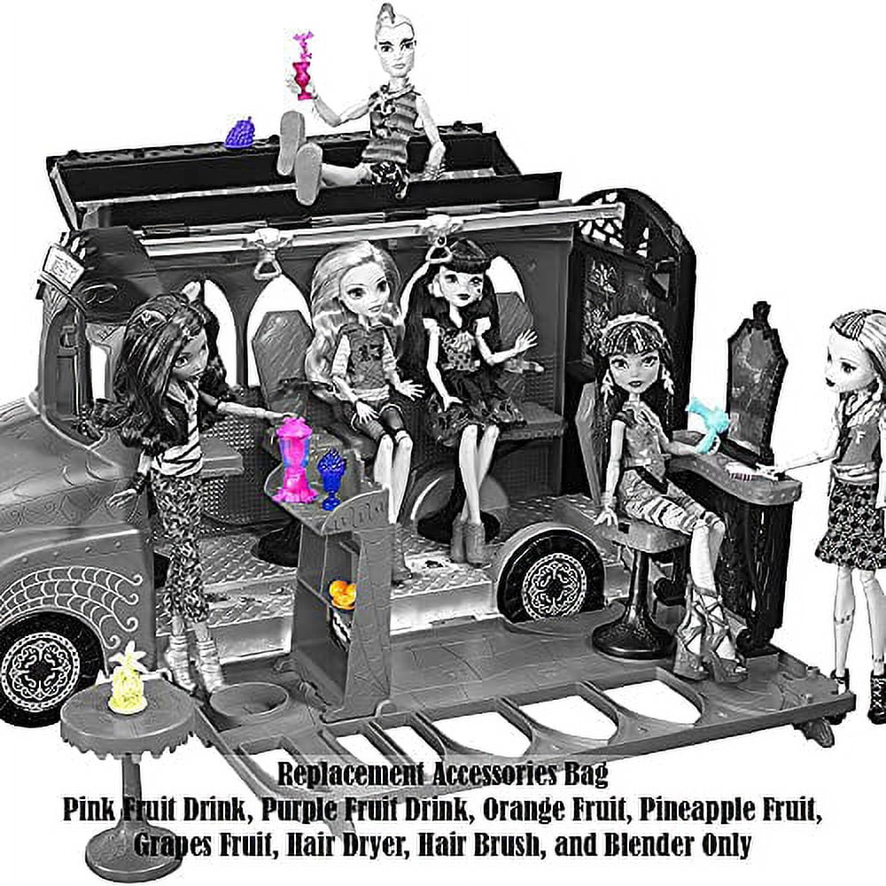 Replacement Accessories Bag for Monster High Deluxe Bus Playset W493