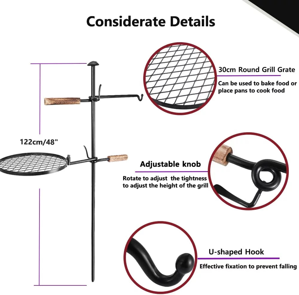 Swivel Campfire Grill S520874