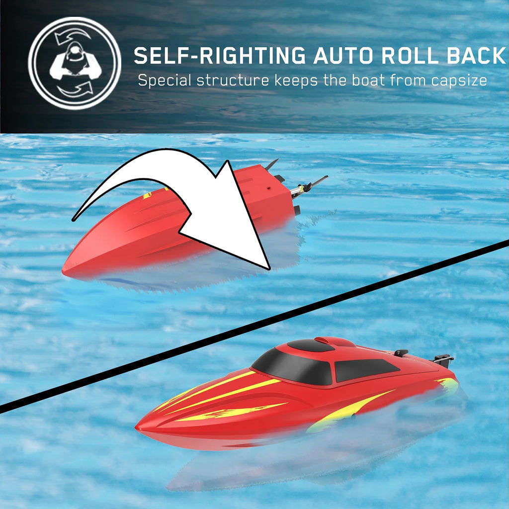 Remote Control Boat 30kmh High Speed 2.4GHz with 2 Battery K289623
