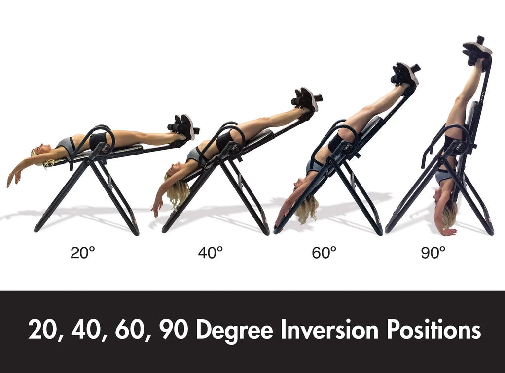 Blue Heat and Vibration Massage Inversion Table E912