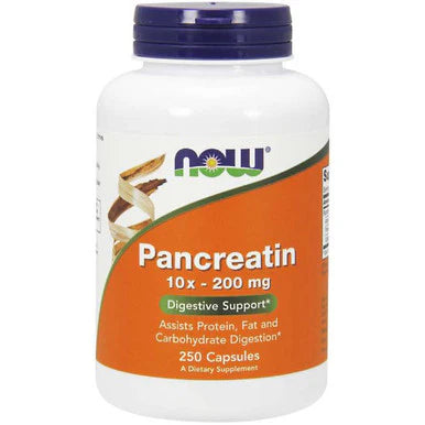 Pancreatin 10x 200mg 250 Capsules H68796