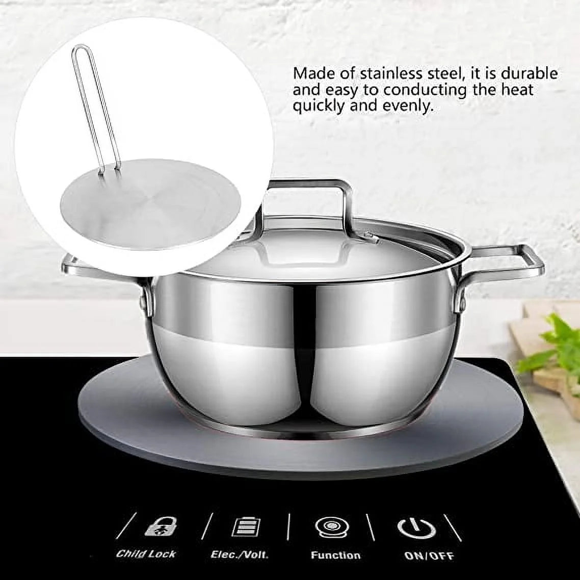 Induction Converter Heat Diffuser Stainless Steel Plate 24cm L218