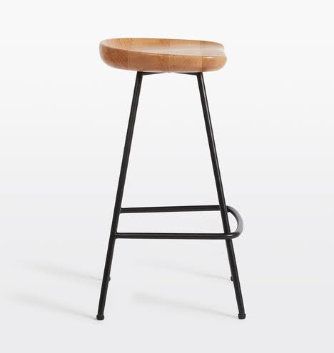 Metal Legs Counter Stool S326