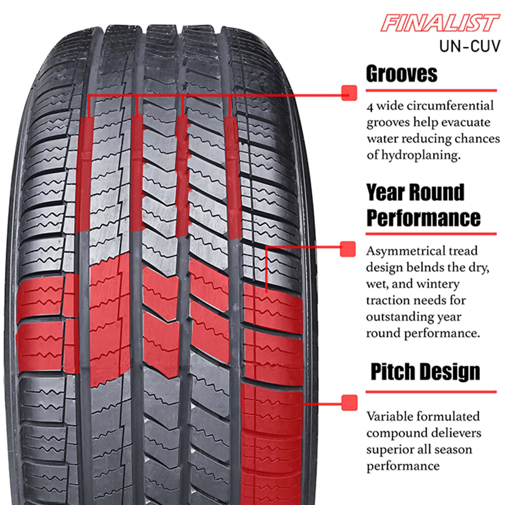 235/65R17 108V All Season XL CUV SUV Tire O515103