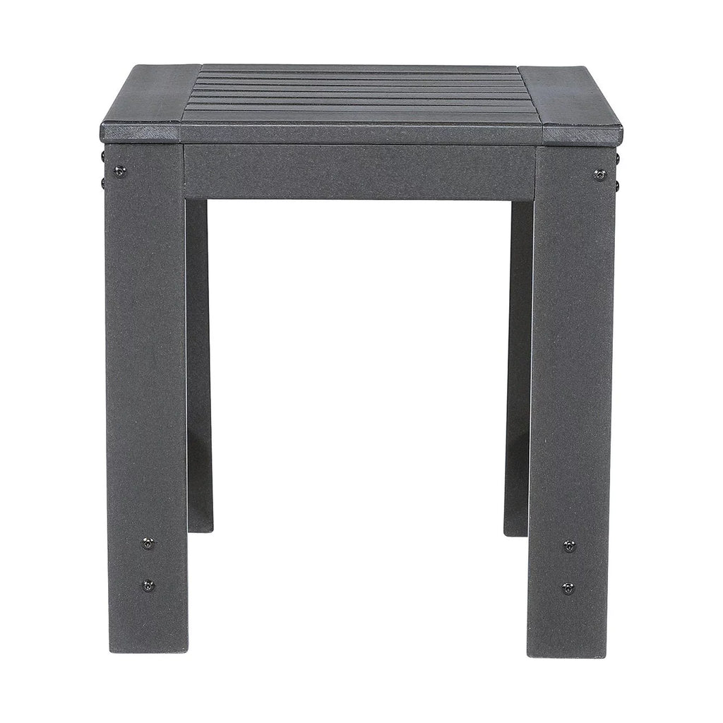 Charcoal Gray Outdoor End Table V24112