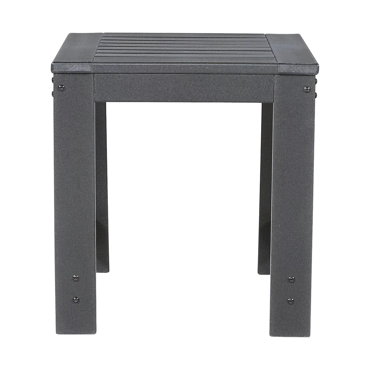 Charcoal Gray Outdoor End Table V24112