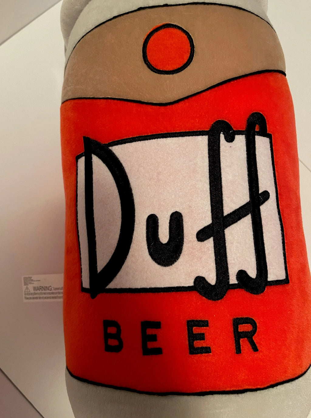 Duff Beer Can Plush Pillow K337