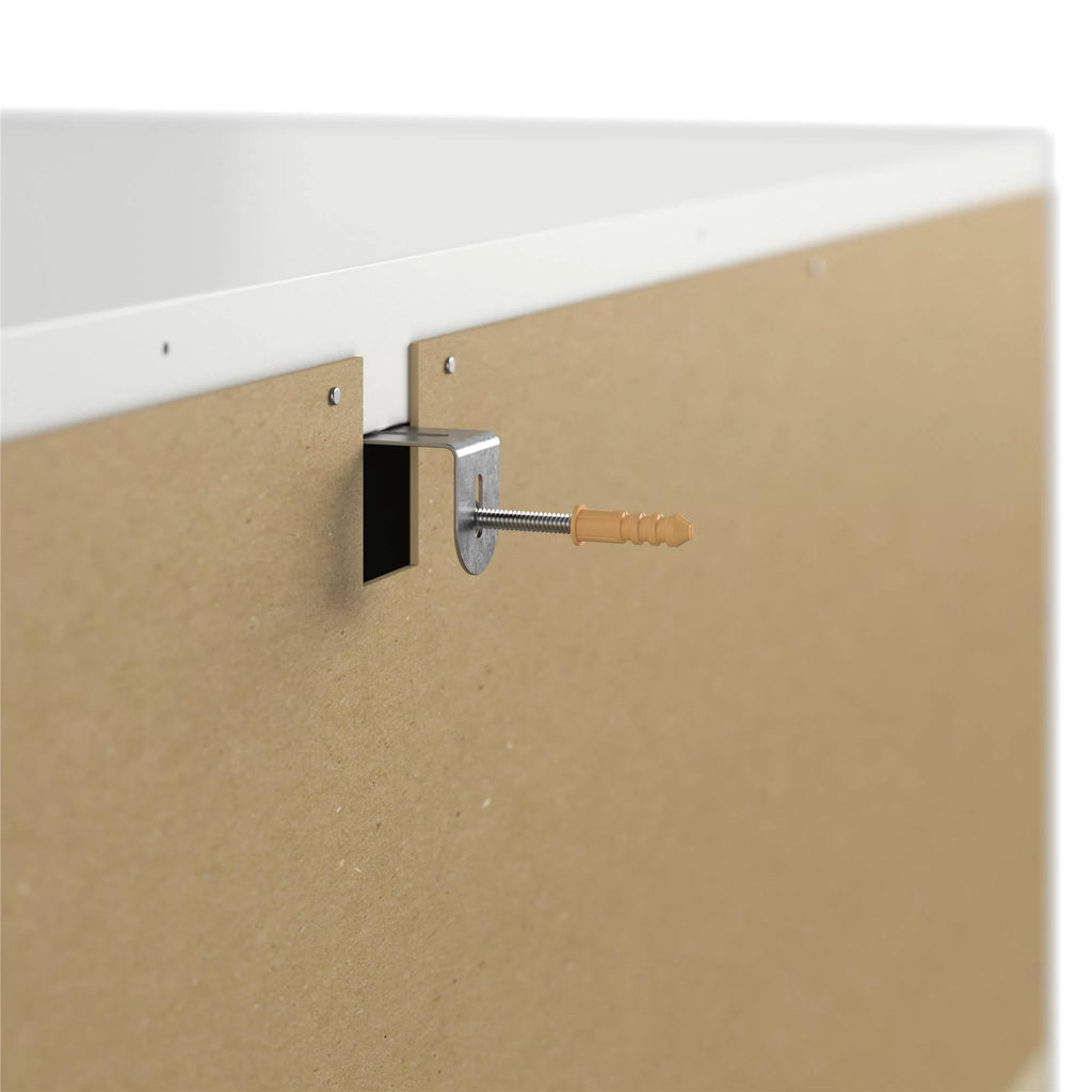 White 6 Drawer Kids' Dresser I698532
